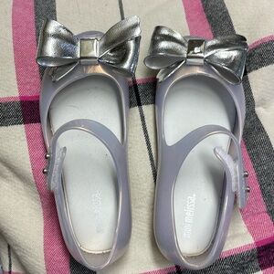 Mini Melissa bow shoes size 10